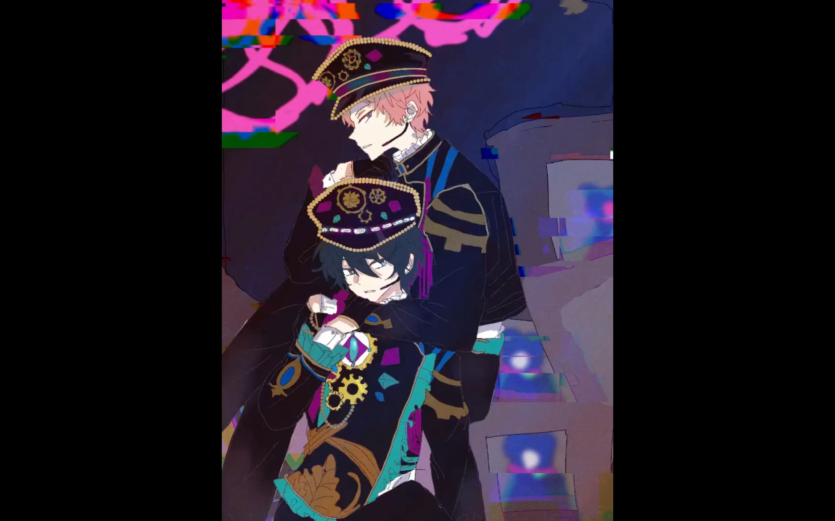 迷宫电子回廊【宗みか】绘画过程展示