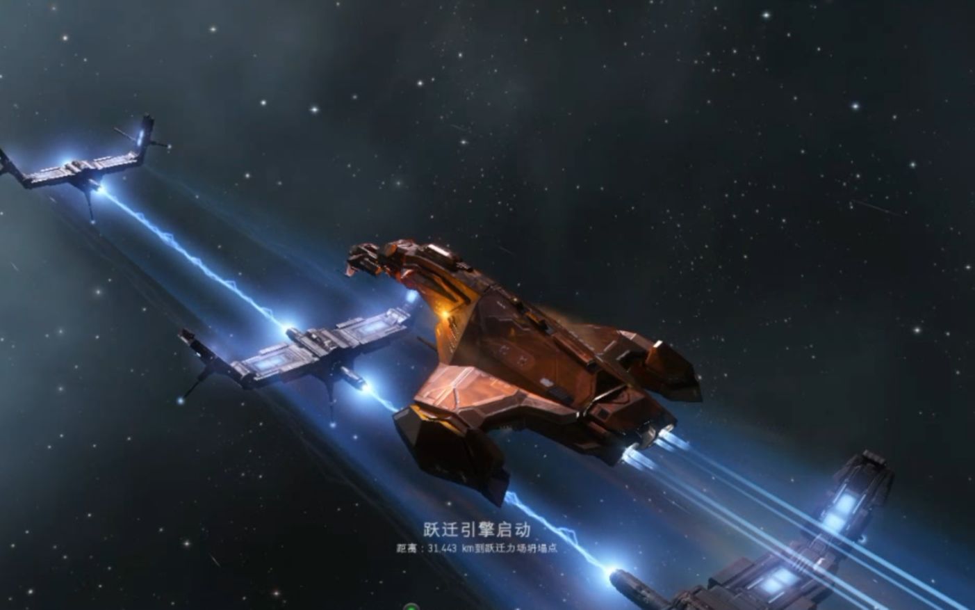 eve:空间站外漫步于战火硝烟之中