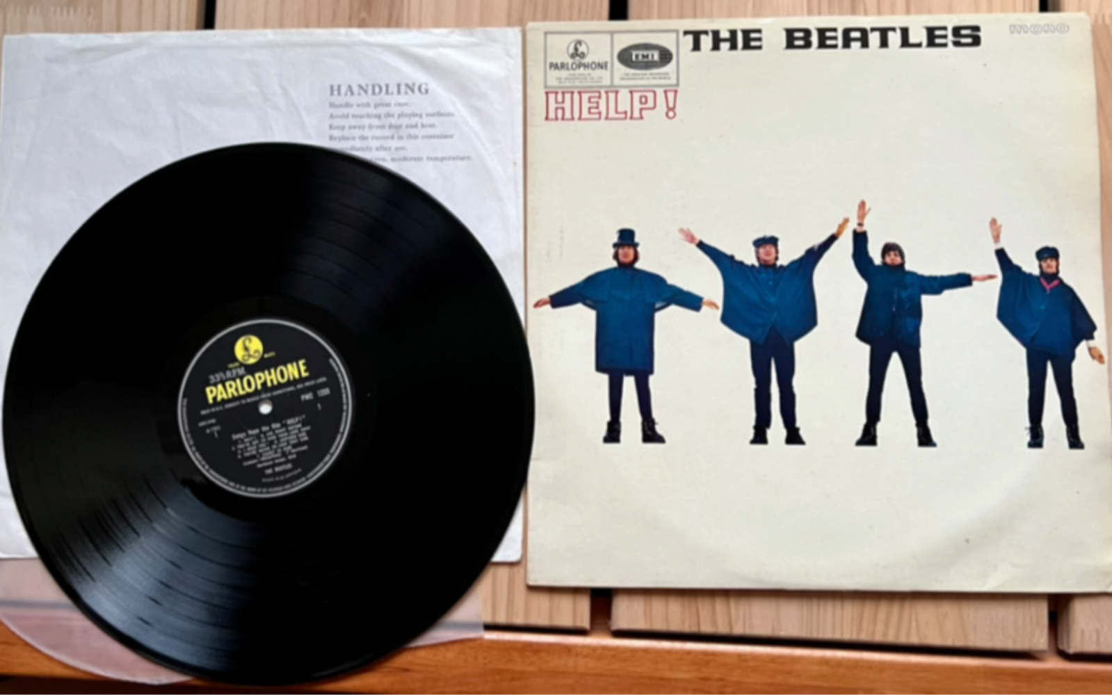 【唱片收藏】the beatles - help!1965 英国首版黑胶唱片分享