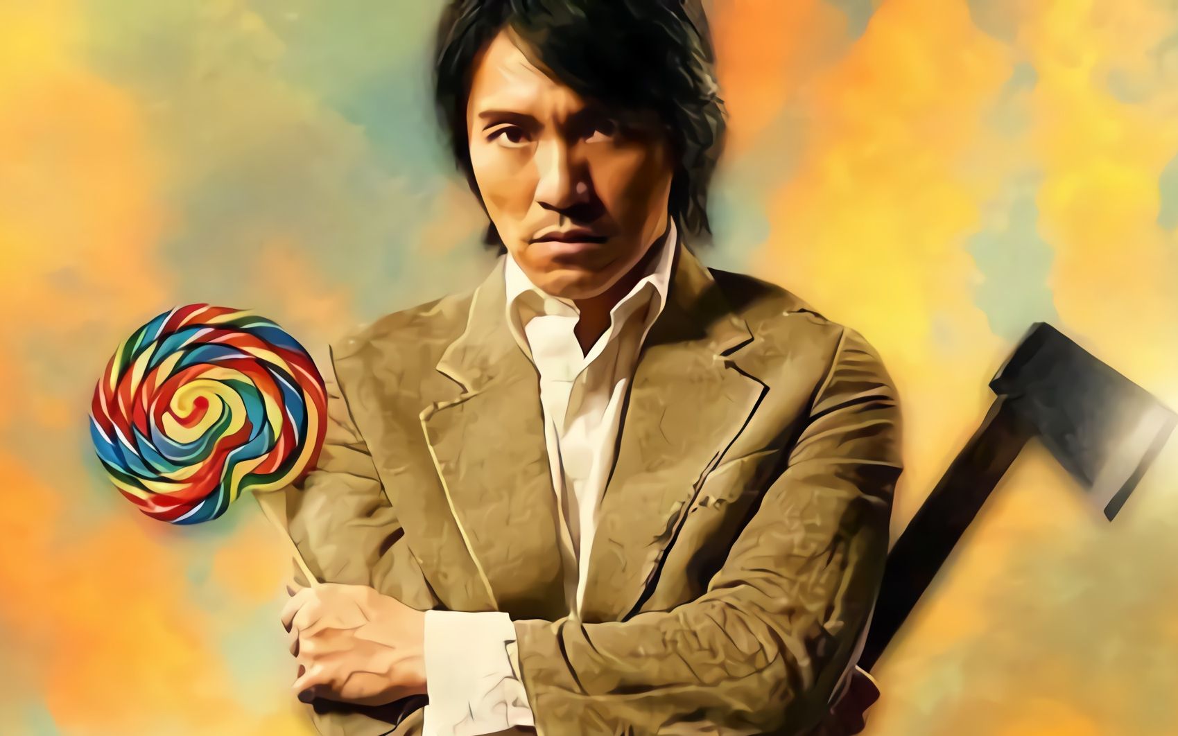 周星驰名场面!功夫急速奔跑!盲剑客营救重案组之虎!