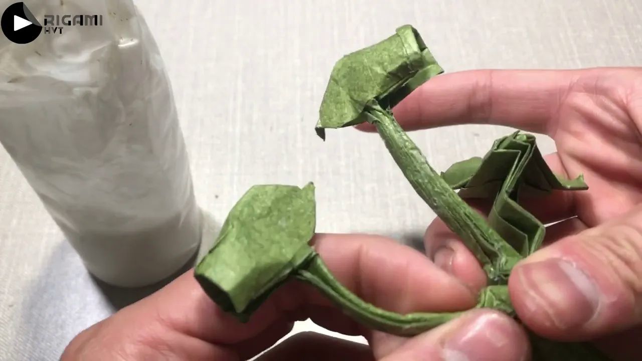 【origami hvt】豌豆射手2折纸教程plant and zombie