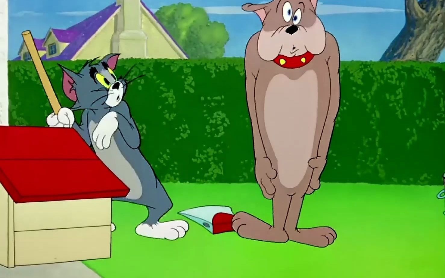 新年快乐呀各位,新年要开开心心的呀 汤姆杰瑞第三定律:斯派克总是最