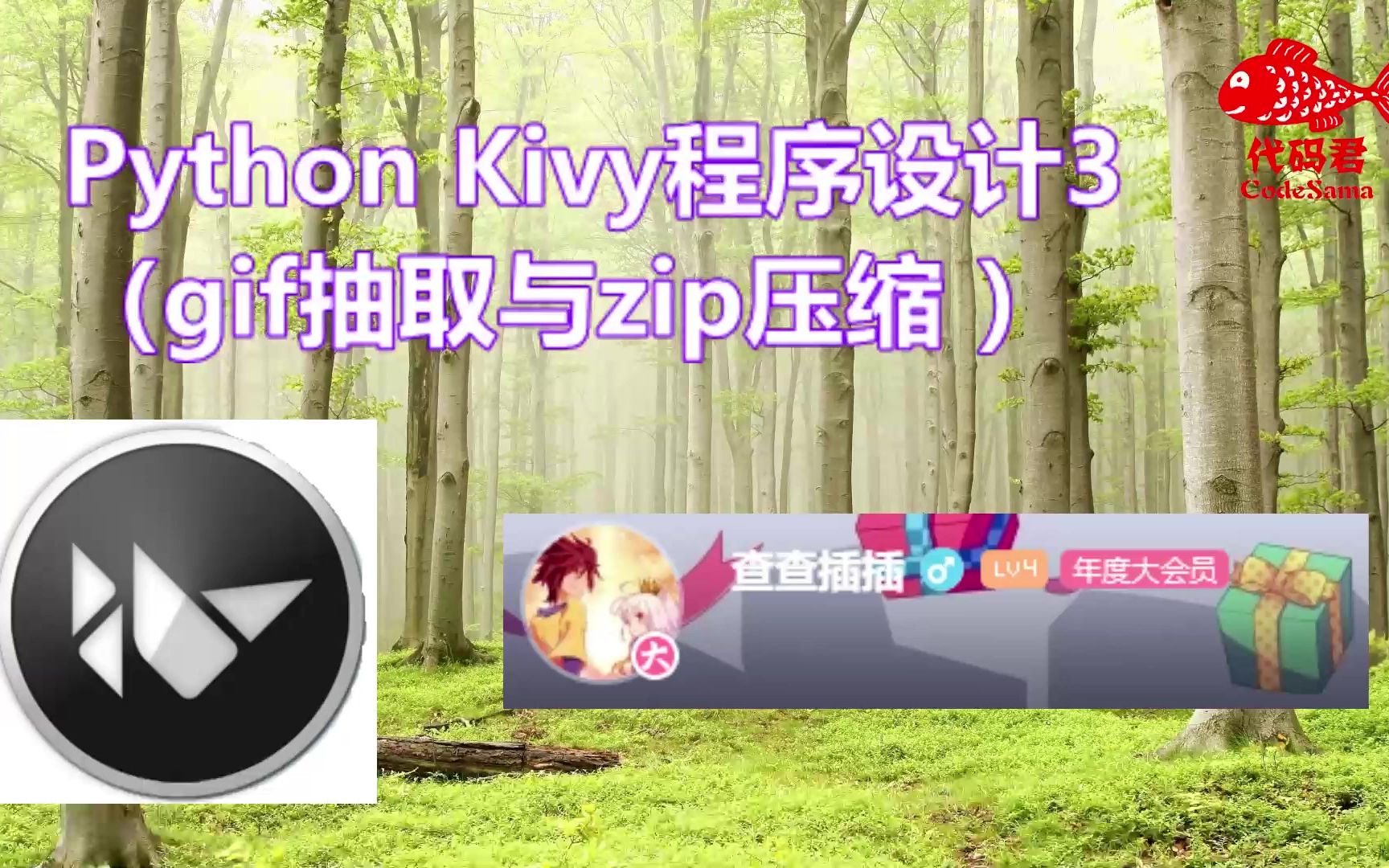 Python Kivy程序设计3 (gif抽取与zip压缩)哔哩哔哩bilibili