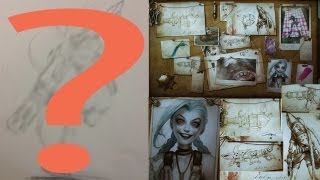 英雄我说你画 第三期 放纵炮手Jinx(金克斯) lol英雄联盟哔哩哔哩bilibili