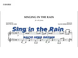 Download Video: 雨中独奏 Singing in the Rain 改编曲 ART TATUM风格 钢琴谱 （私信索谱）