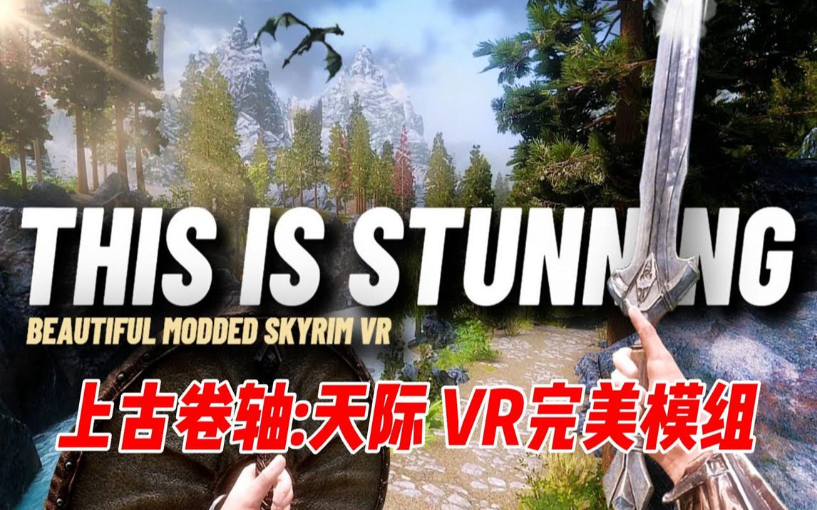 [图]VR大佬用4090显卡玩《上古卷轴天际》VR模组 画面令人惊叹