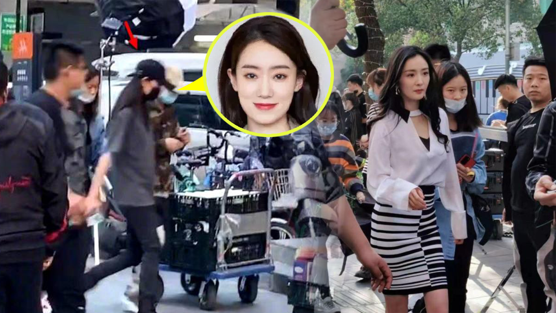 张小斐探班杨幂,瘦到认不出,杨幂再被网友质疑谁红跟谁玩