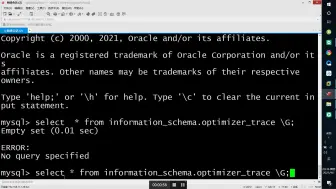 Descargar video: information schema optimizer trace