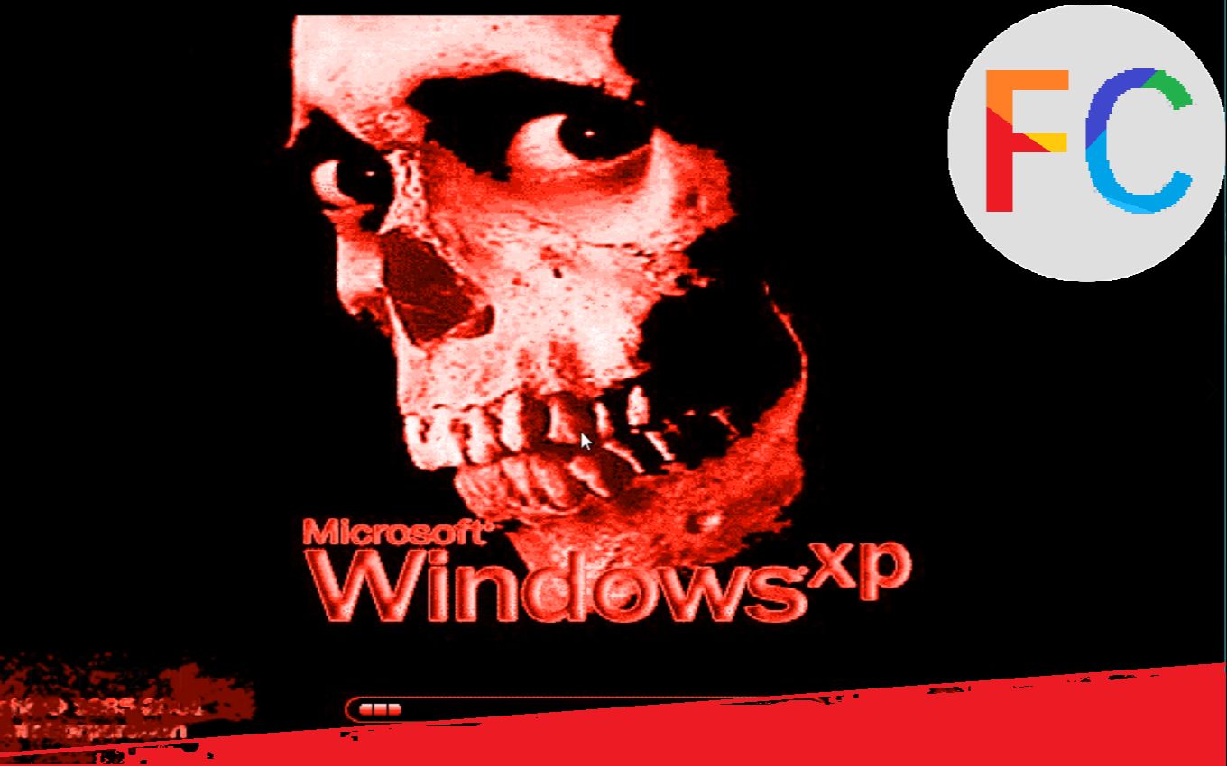 你可曾见过如此恐怖的WindowsXP?哔哩哔哩bilibili