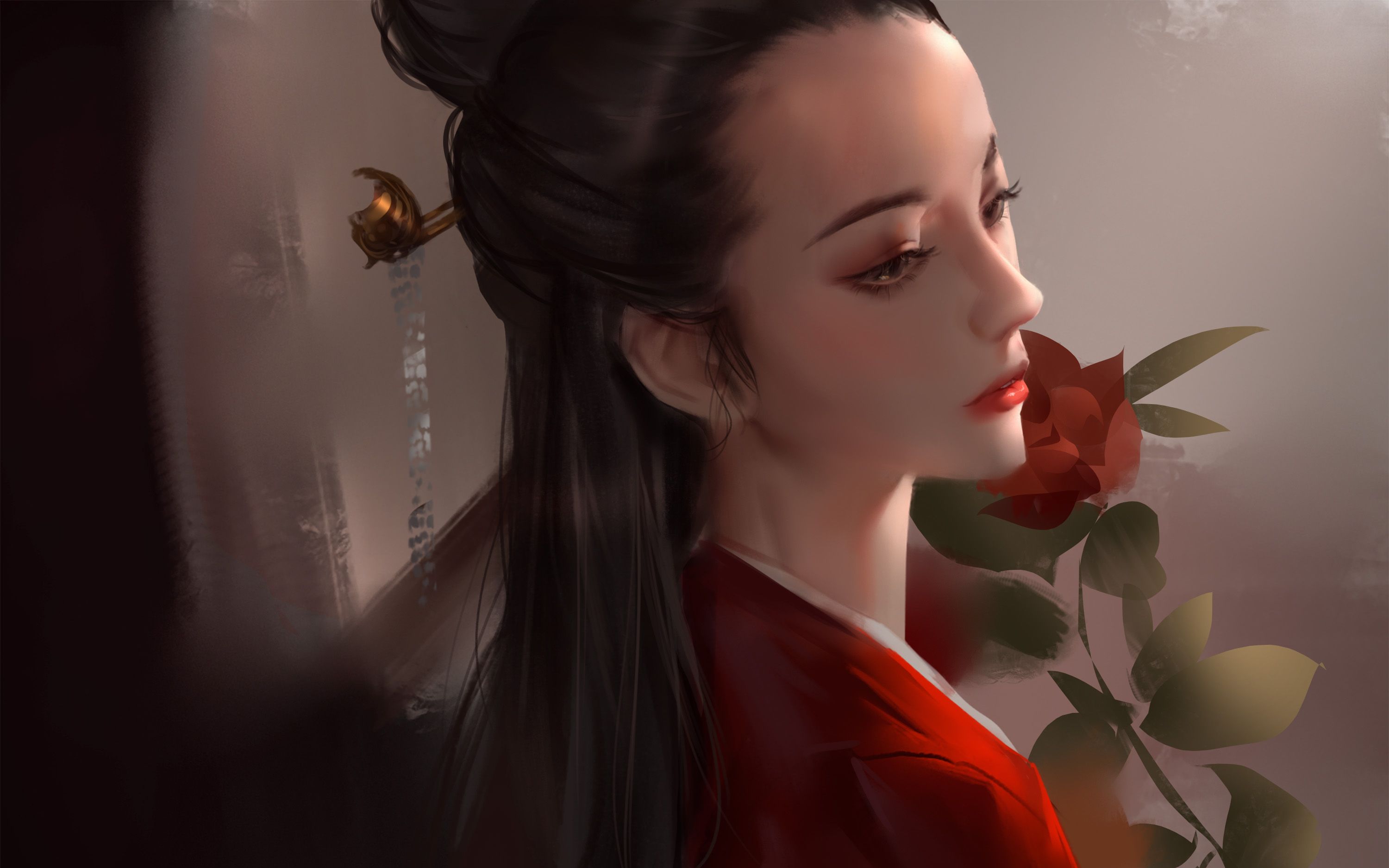 【板绘】谁说厚涂画不出古风的韵味?我今天半小时给你撸出一张来!