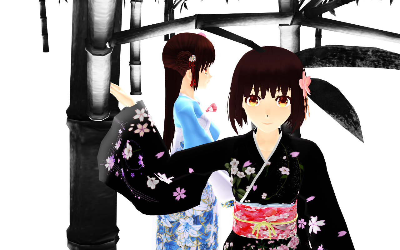 【aph/mmd】千年缘74极东姐妹_哔哩哔哩 (゜-゜)つロ 干杯~-bili