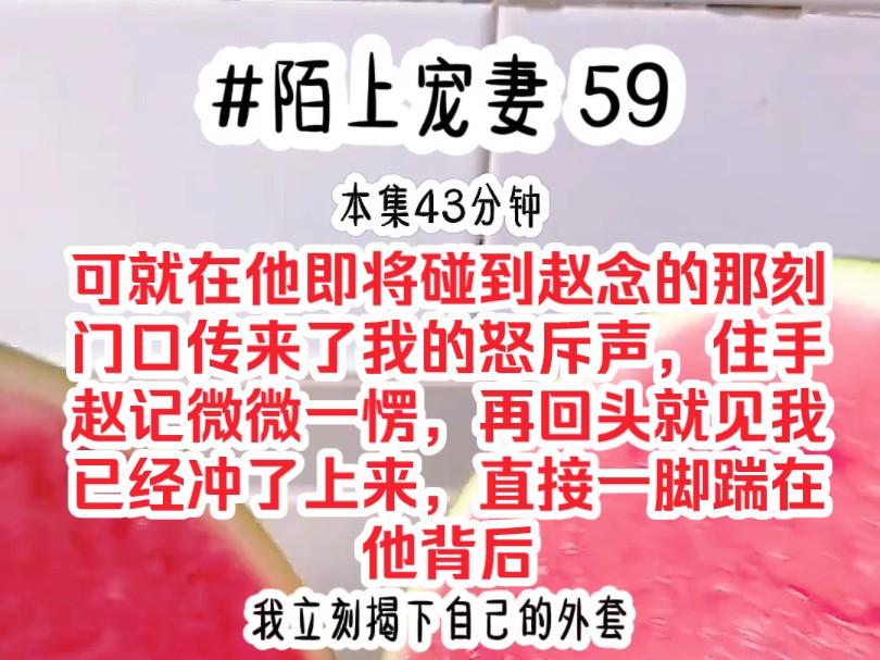 [图]《陌上宠妻 59》可就在他即将碰到赵念的那刻，门口传来了我的怒斥声，住手，赵记微微一愣，再回头就见我已经冲了上来