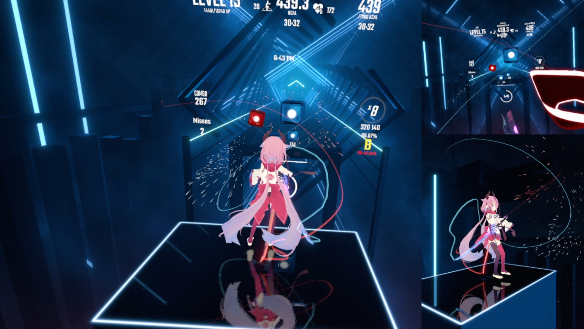 land of fire/kordhell - 节奏光剑 反手握法 第三人称