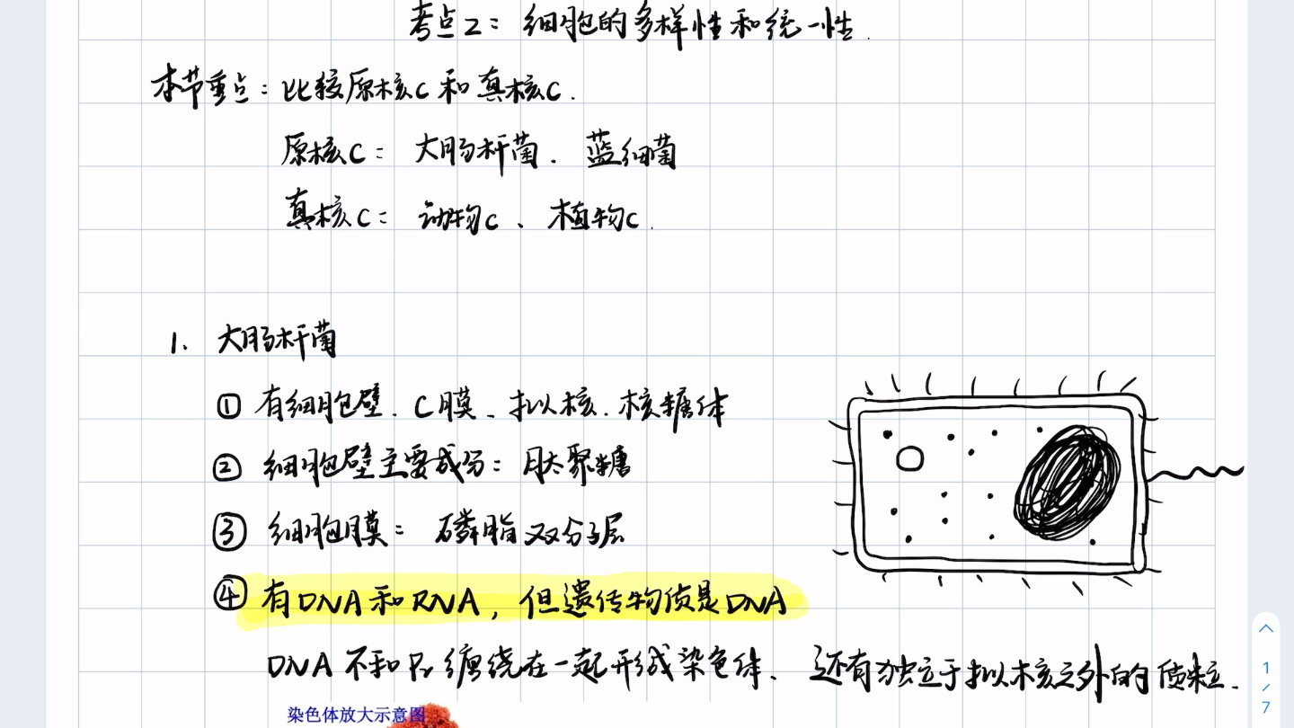 [图]高中生物一轮复习考点二：细胞的多样性和统一性