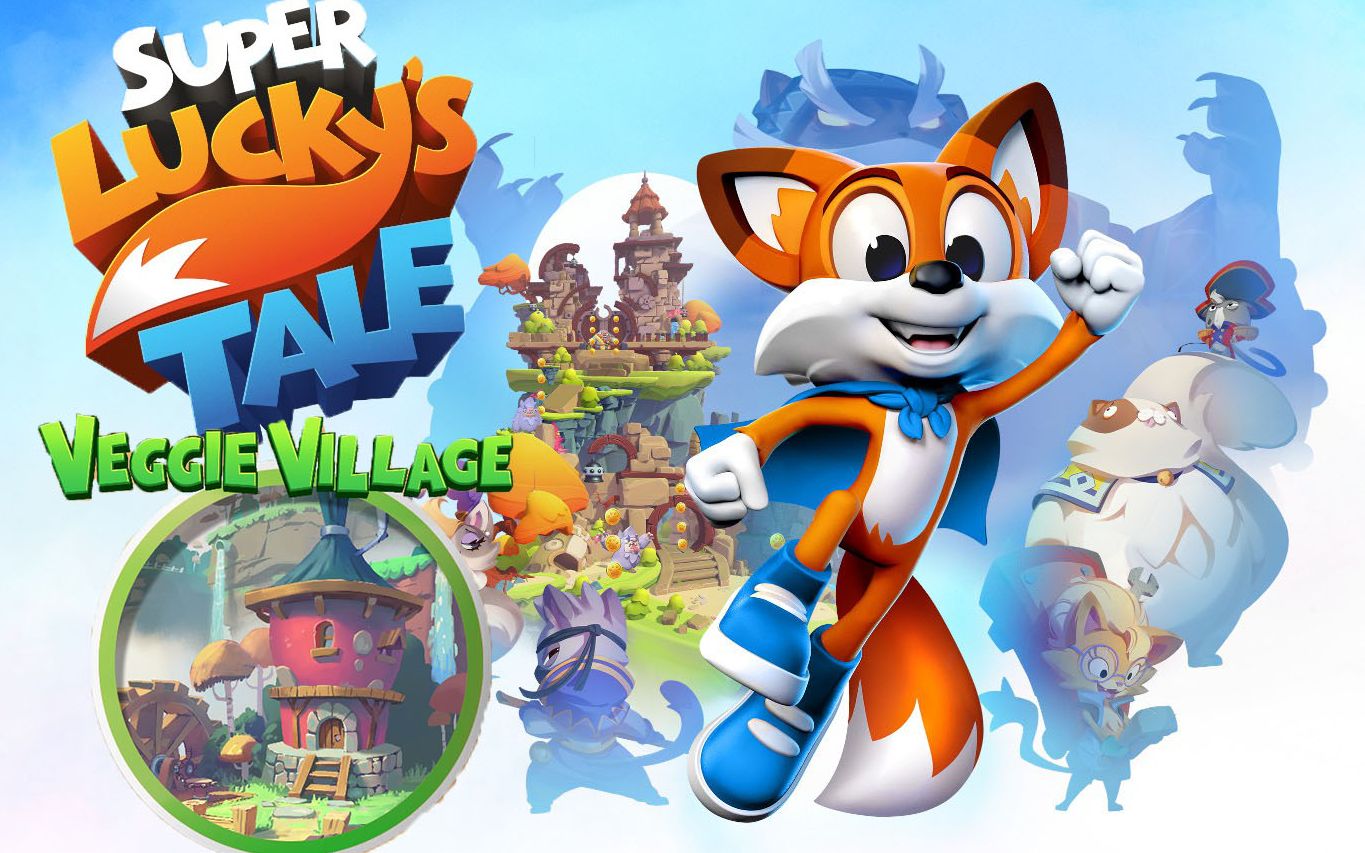 [图]超级幸运狐（Super Lucky's Tale）第二章蔬菜村四叶草全收集实况攻略解说