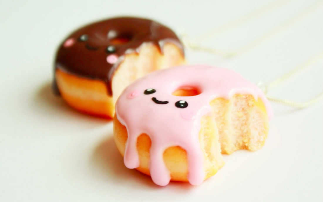 超可爱软陶甜甜圈挂件制作教程～手残就看看大神做什么是什么