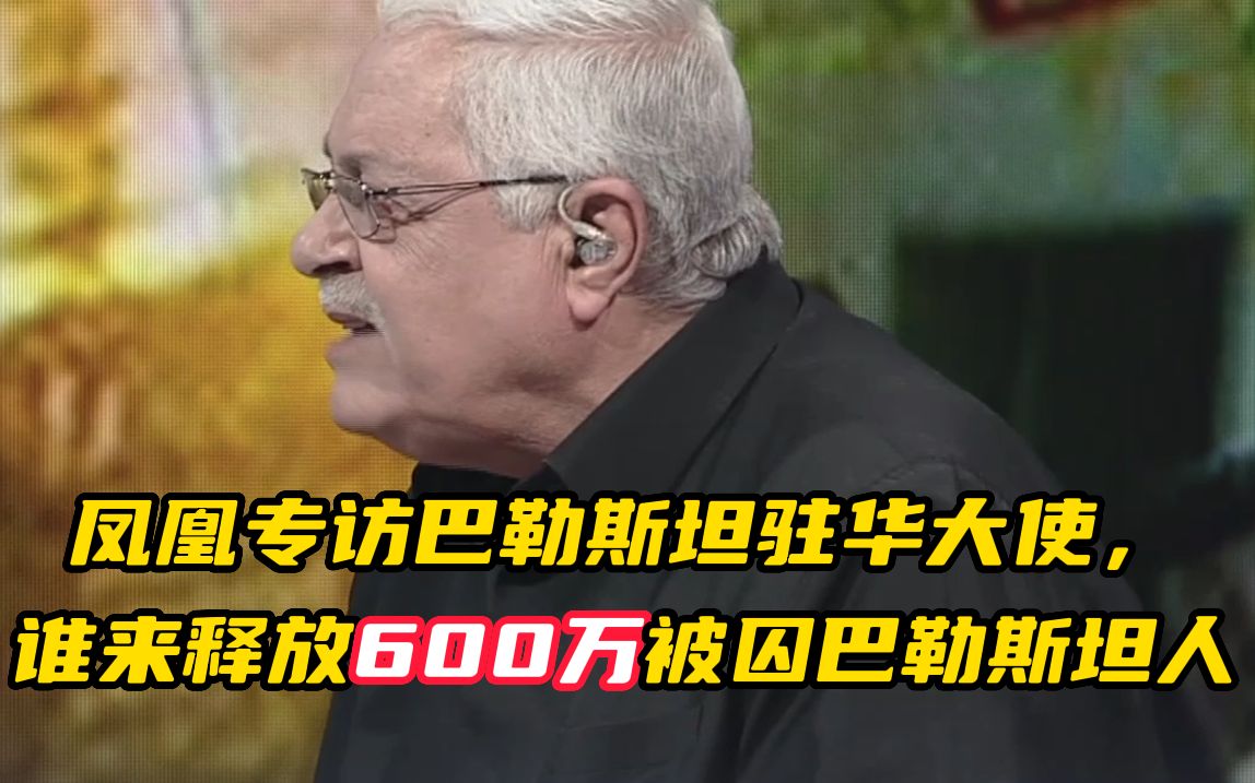 巴勒斯坦驻华大使:我们都是人质 全世界都在关注以色列 谁来释放600万被囚禁的巴勒斯坦人哔哩哔哩bilibili