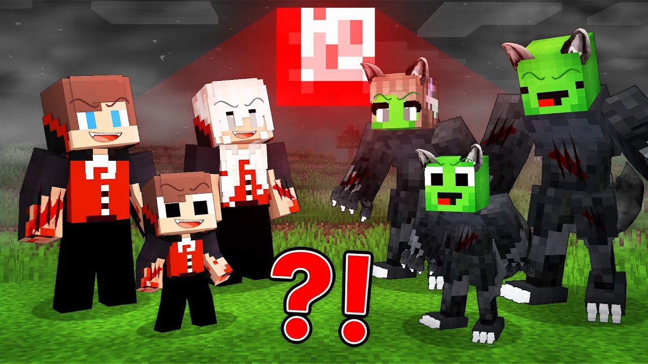 我的世界:吸血鬼家族vs狼人家族