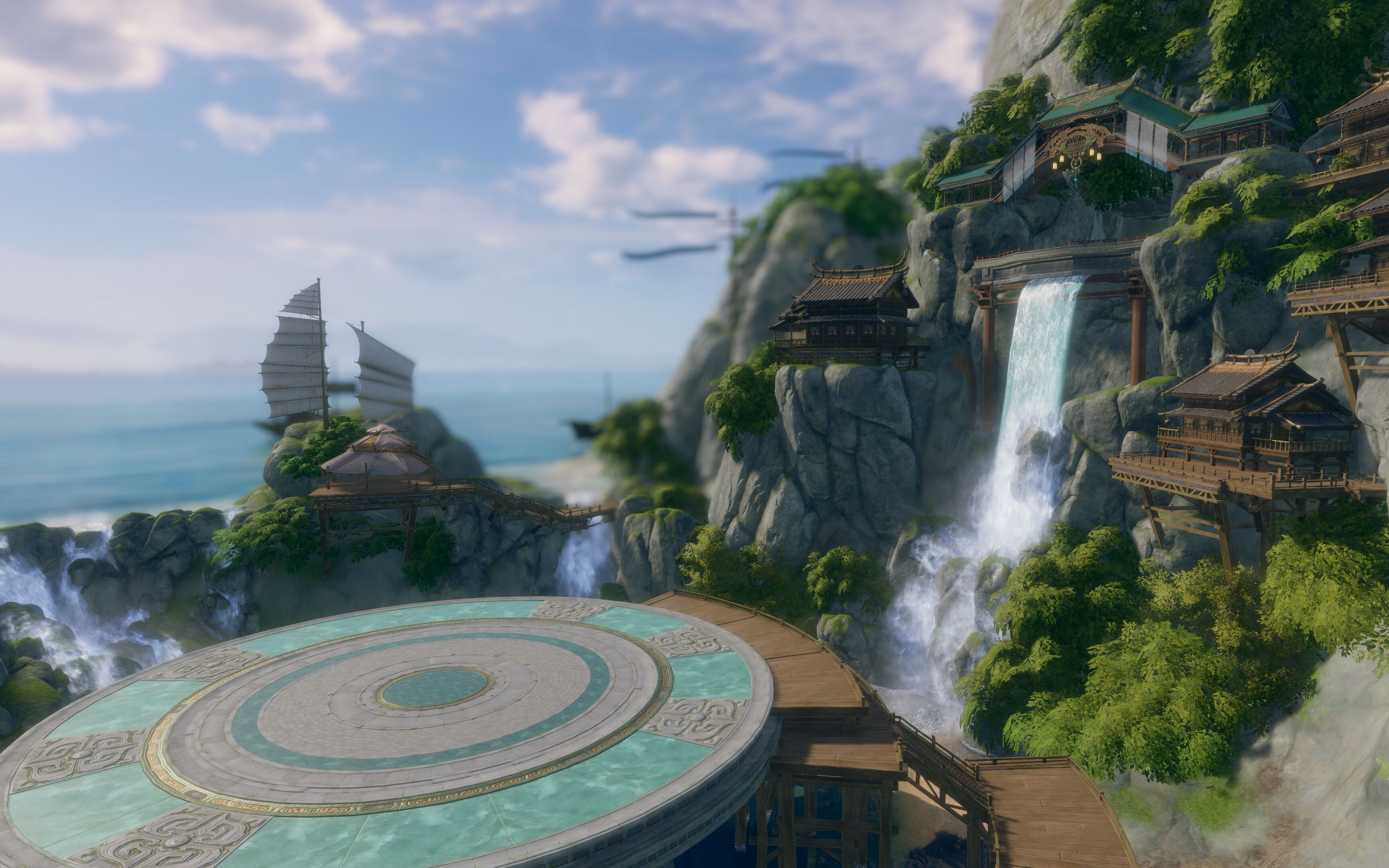 【剑网3】鲲鹏岛地图新bgm,这也太好听了吧!_哔哩哔哩_bilibili