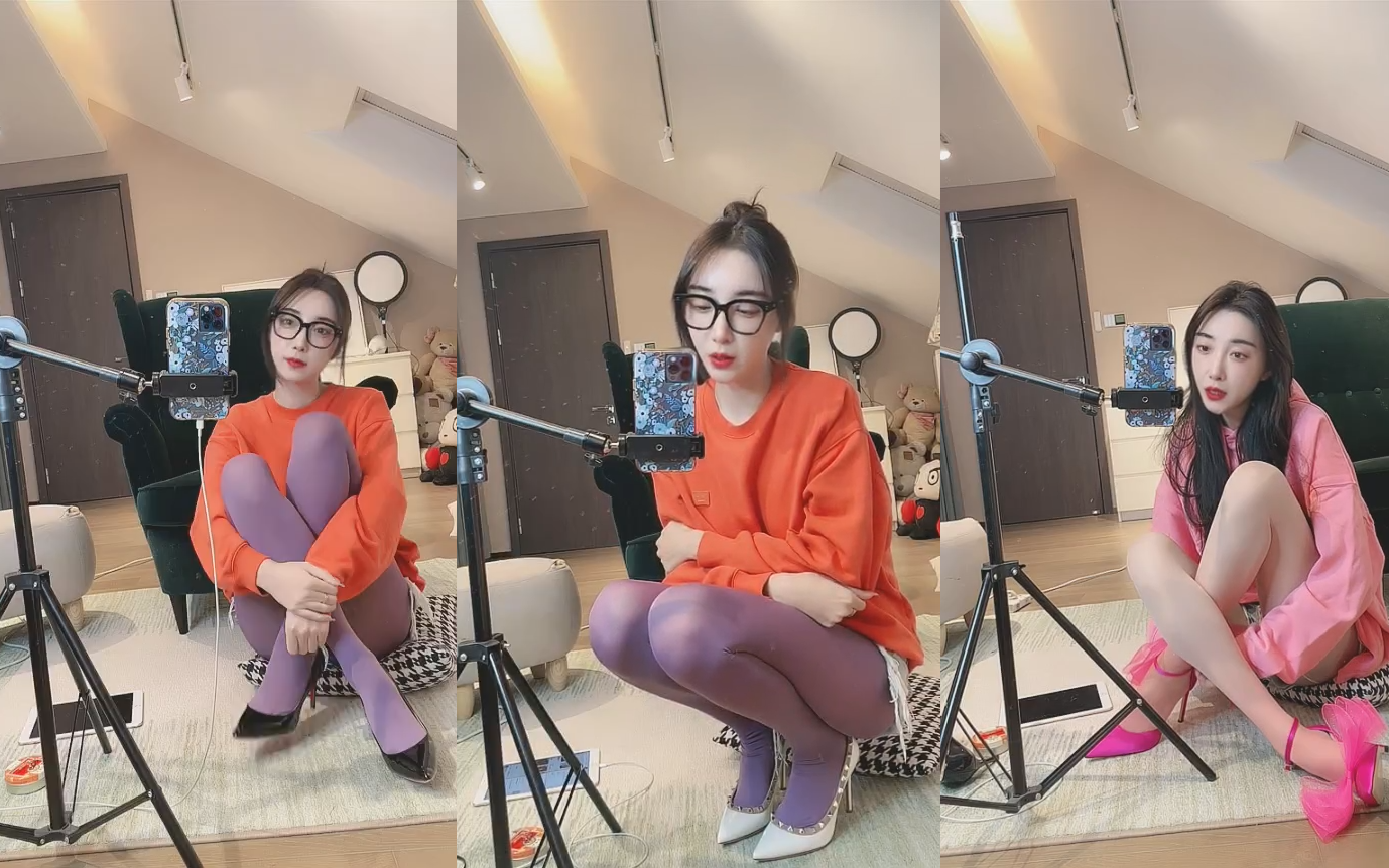 【补档】抖音@赤木晴子230106直播录制 厚丝高跟鞋