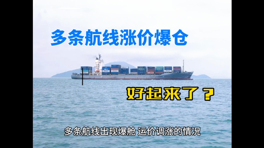 海运费涨价了?