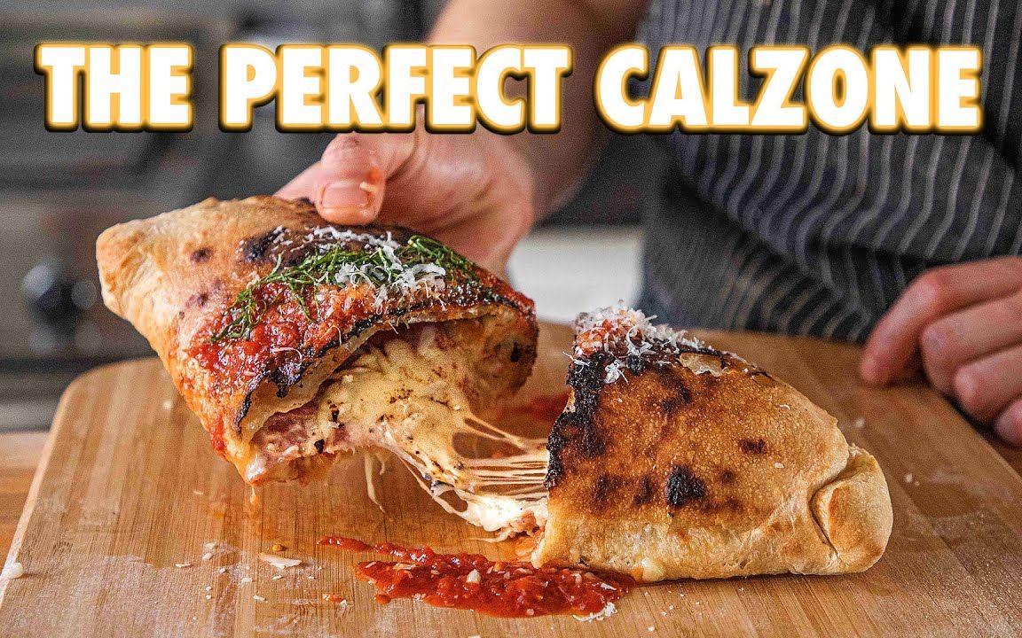 超完美的芝士意大利披萨角【joshua weissman】_哔哩哔哩 (゜-゜)つロ