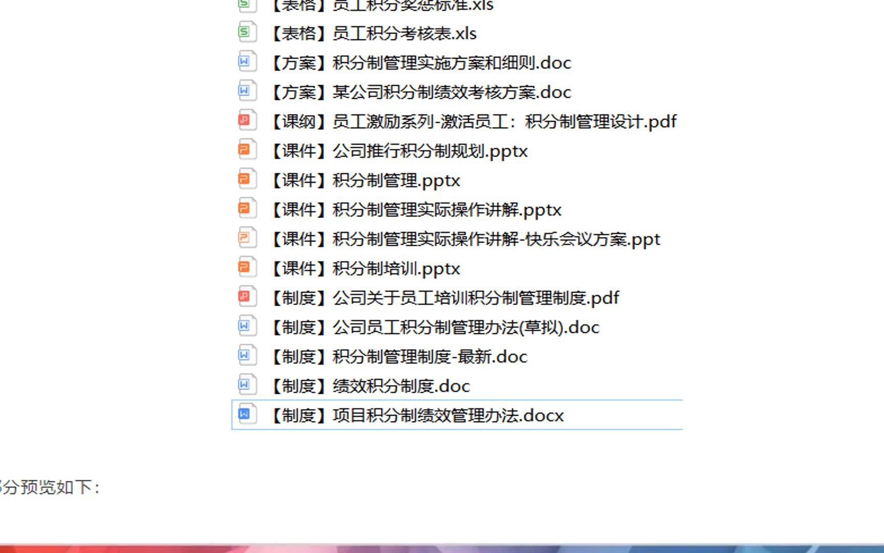 积分制管理完整实施方案工具资料集哔哩哔哩bilibili