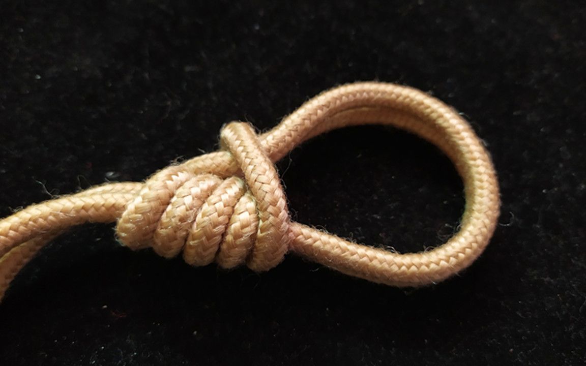 绳结技巧一种可以自由滑动动的抓结打法户外搭帐篷晾衣绳实用