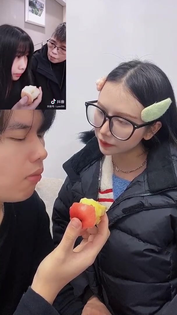 老婆玩过的苹狗 真的很甜呢  情侣 沙雕日常狼爷hero