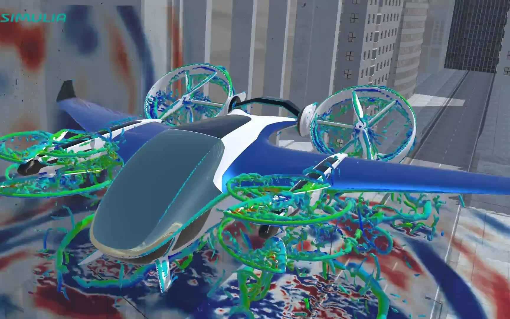 垂直起降个人飞行器的 cfd 模拟【同名公众号"cfd之音"】