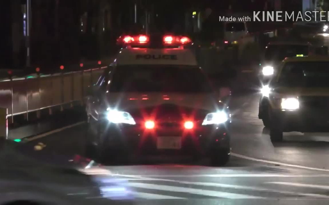 大量日本警车紧急出警神奈川县警哔哩哔哩bilibili