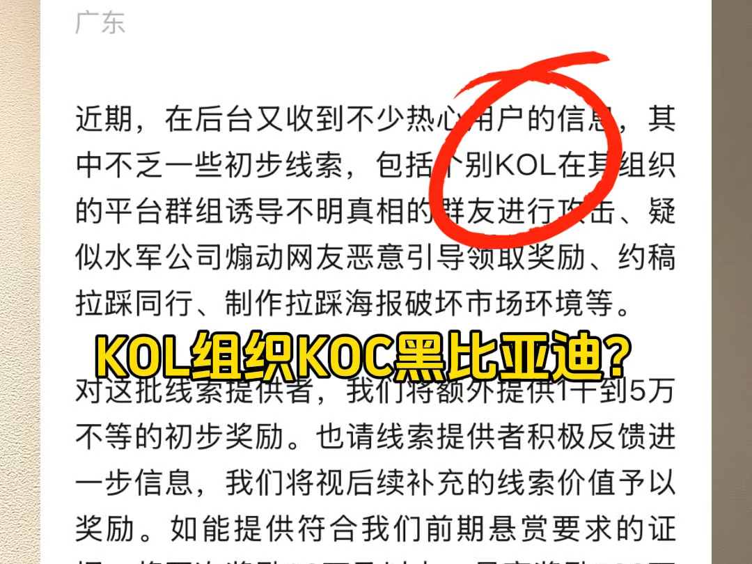 KOL组织KOC集体黑比亚迪?这如果实锤了,是不是触犯法律了?#比亚迪网络举报中心 #比亚迪哔哩哔哩bilibili