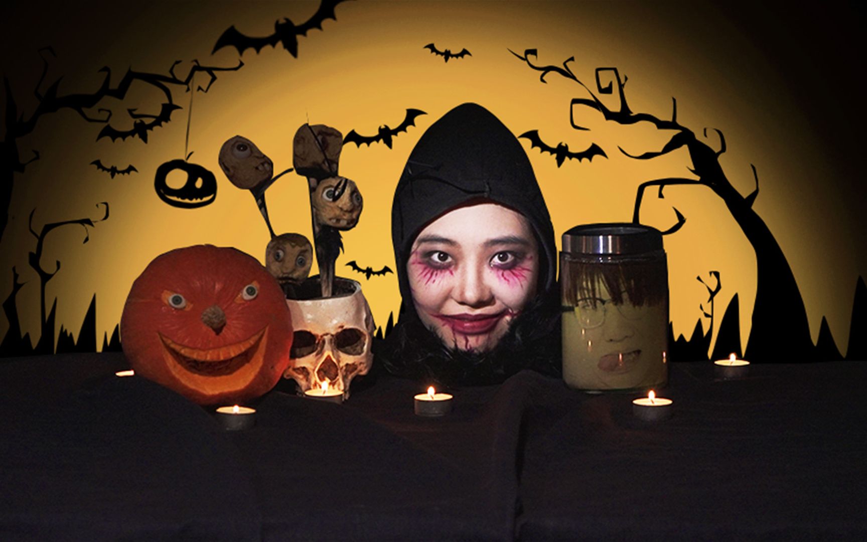 diy万圣节整蛊小物【夹脑计划】