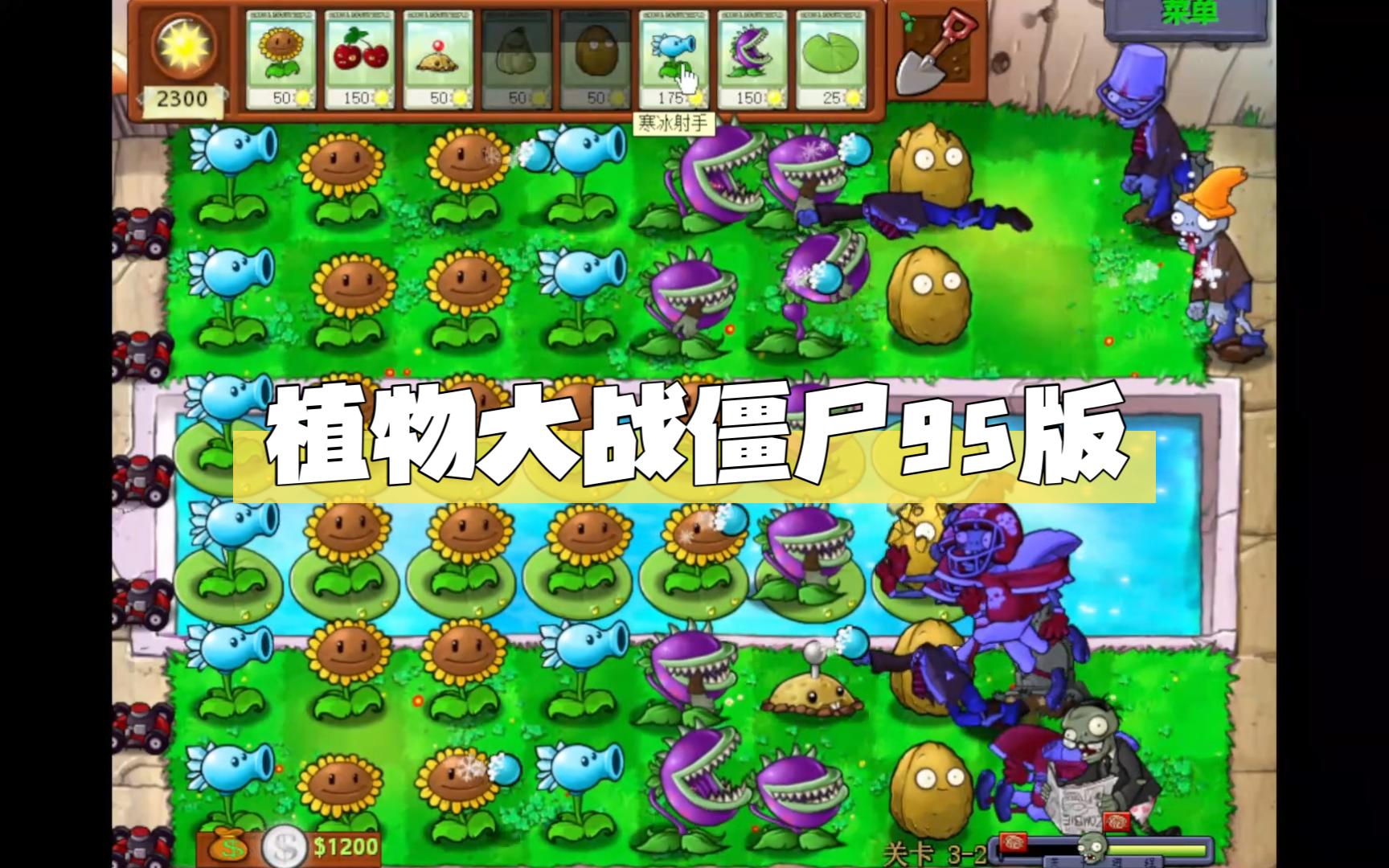 【回忆/实况解说】植物大战僵尸95版 第10期 双爷二次合作