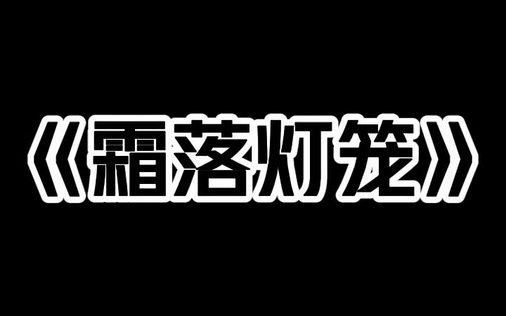 《霜落灯笼》哔哩哔哩bilibili