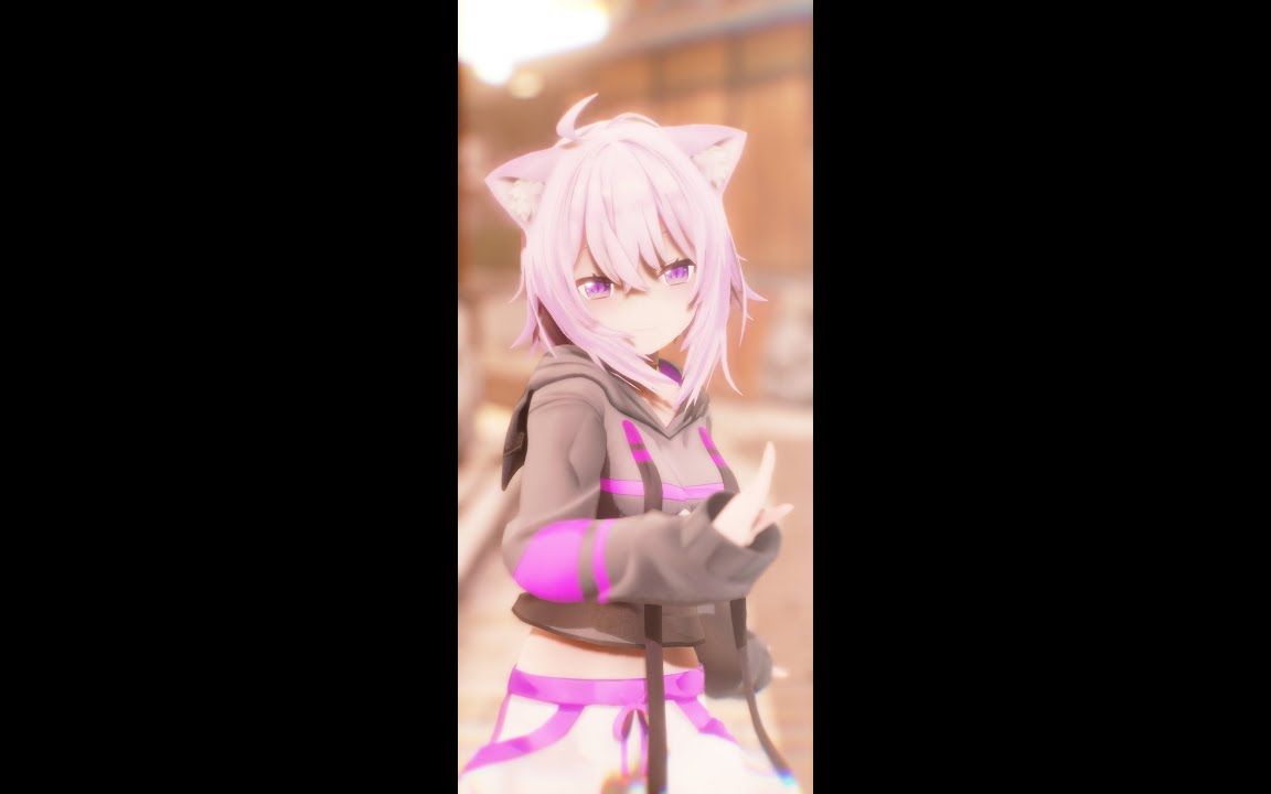 vtubermmdヒバナ猫又小粥竖屏搬运
