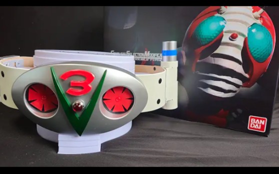 【youtube转载】csm假面骑士v3变身腰带 双重台风 把玩视频