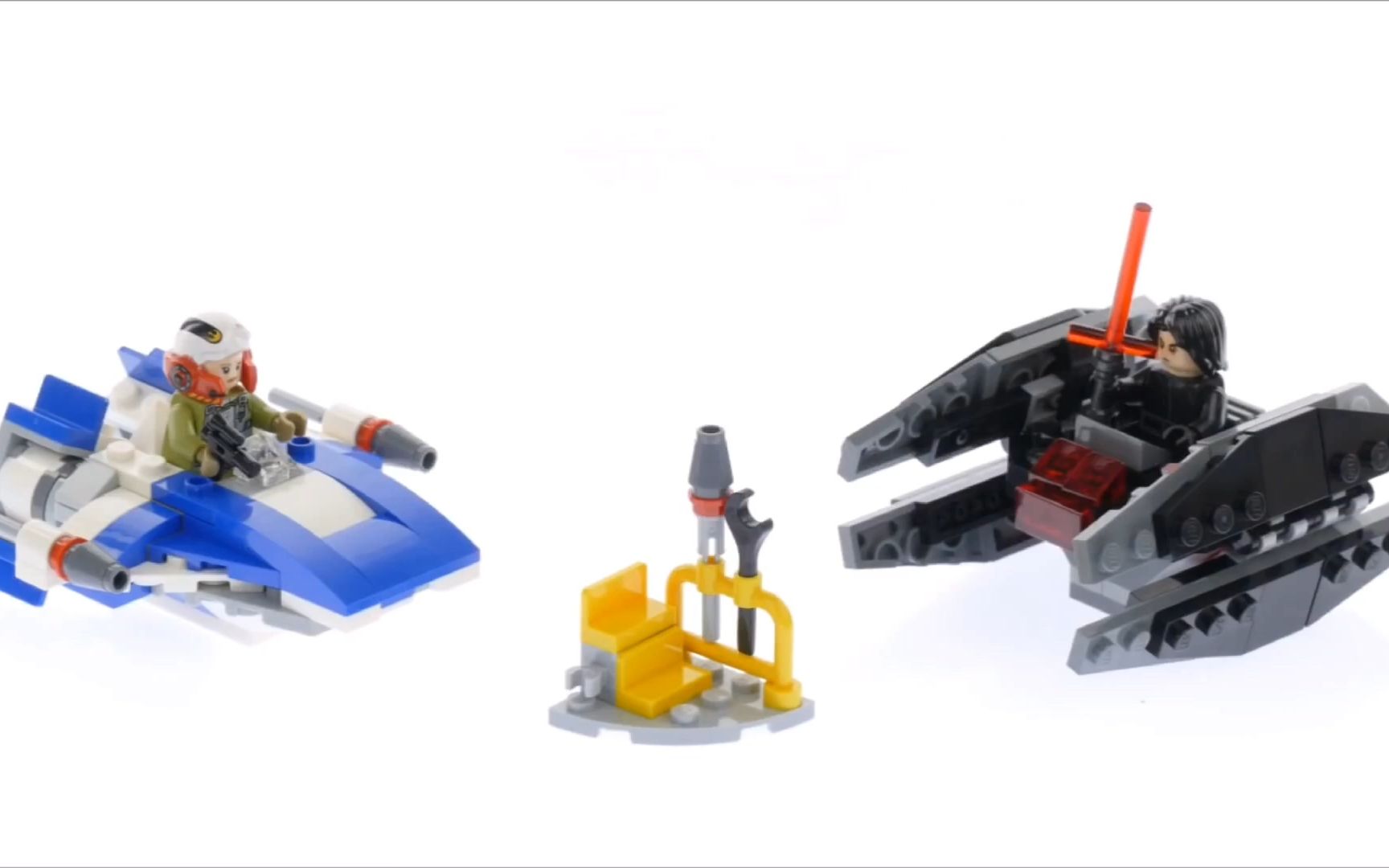 日常拼乐高第十期,75196:a-wing vs.