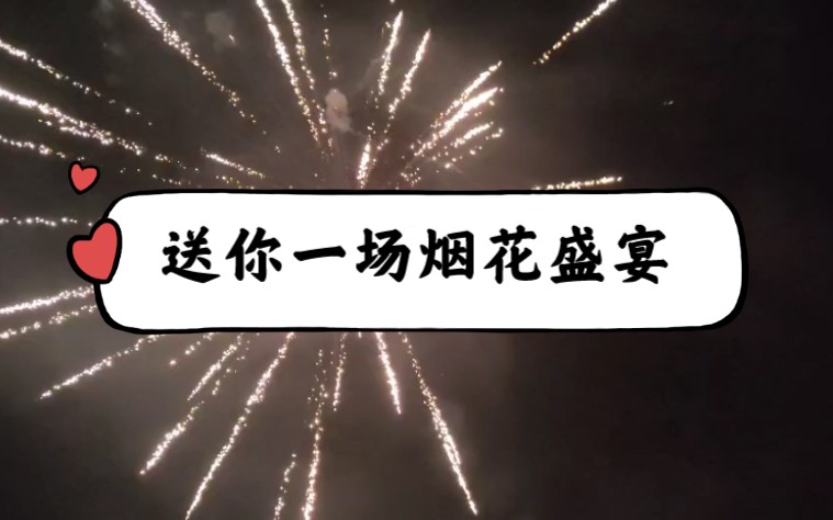 送你一场烟花盛宴【岁杪春临,辞旧迎新,专此恭祝:吾师尊长,兄姊好友,新岁维祺,万事胜意.哔哩哔哩bilibili