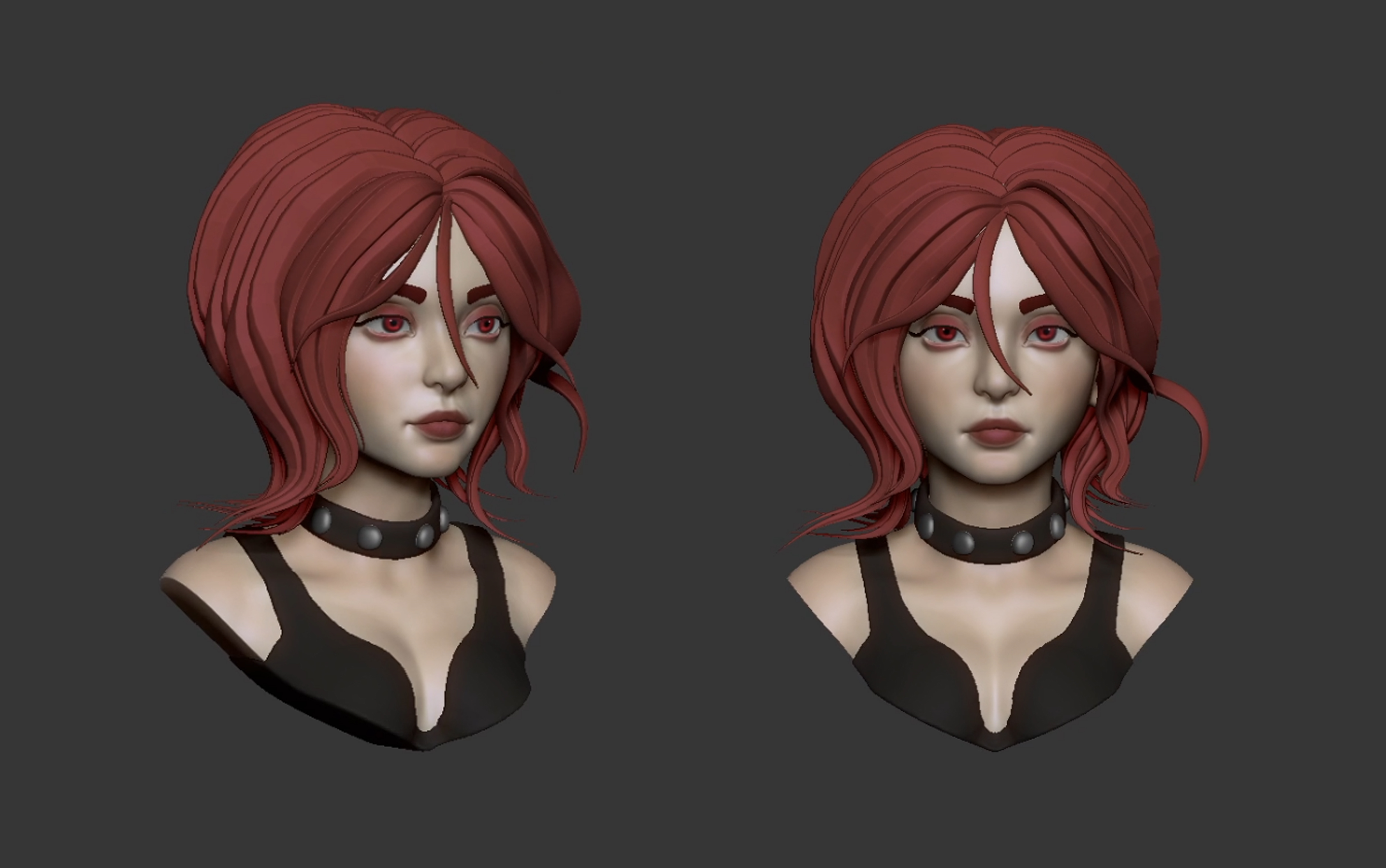 zbrush人脸比例/上色基础教程_哔哩哔哩_bilibili