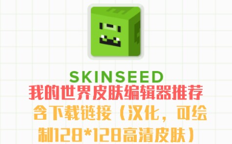 mc工具推荐: skinseed128*128汉化版本介绍(内含下载)哔哩哔哩bilibili