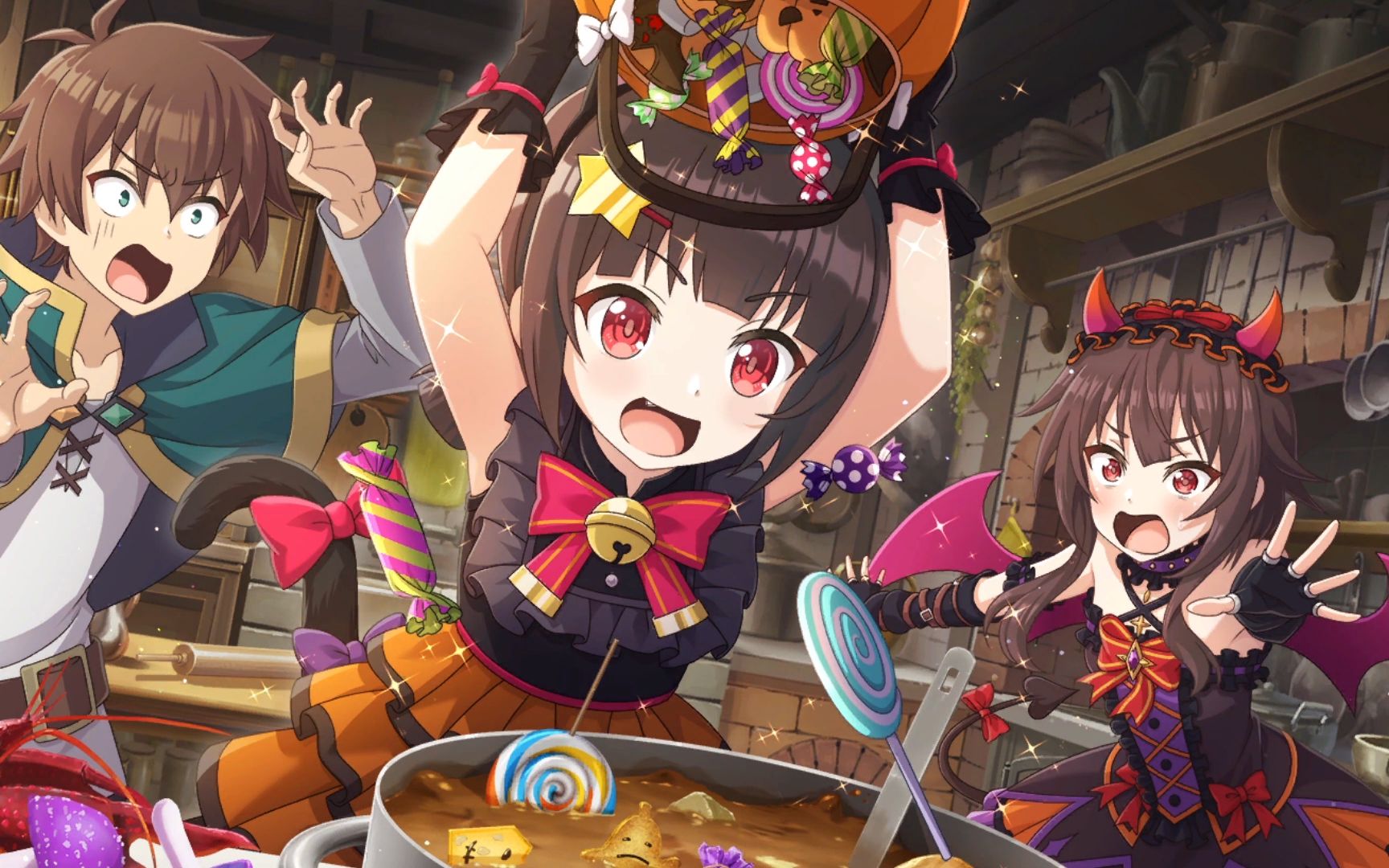 【中字/素晴!】惠惠!小米!甜甜的万圣节装扮!