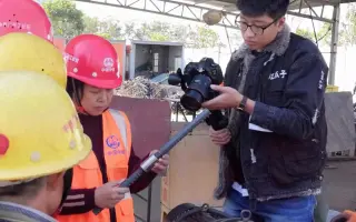中铁广州工程局的个人形象片的拍摄过程