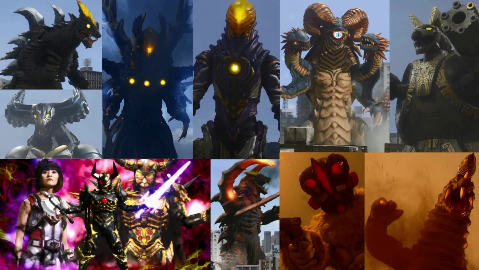 【ultraman x kaiju】艾克斯中登场の怪兽/宇宙人