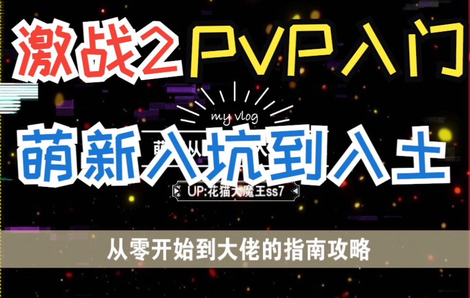 【花猫】激战2 萌新入坑到入土 PVP入门网络游戏热门视频