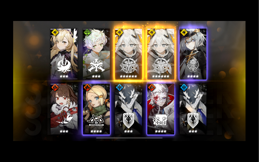 白夜极光沉浸式抽卡 双满破新六星 芙洛琳和露比_哔哩哔哩_bilibili