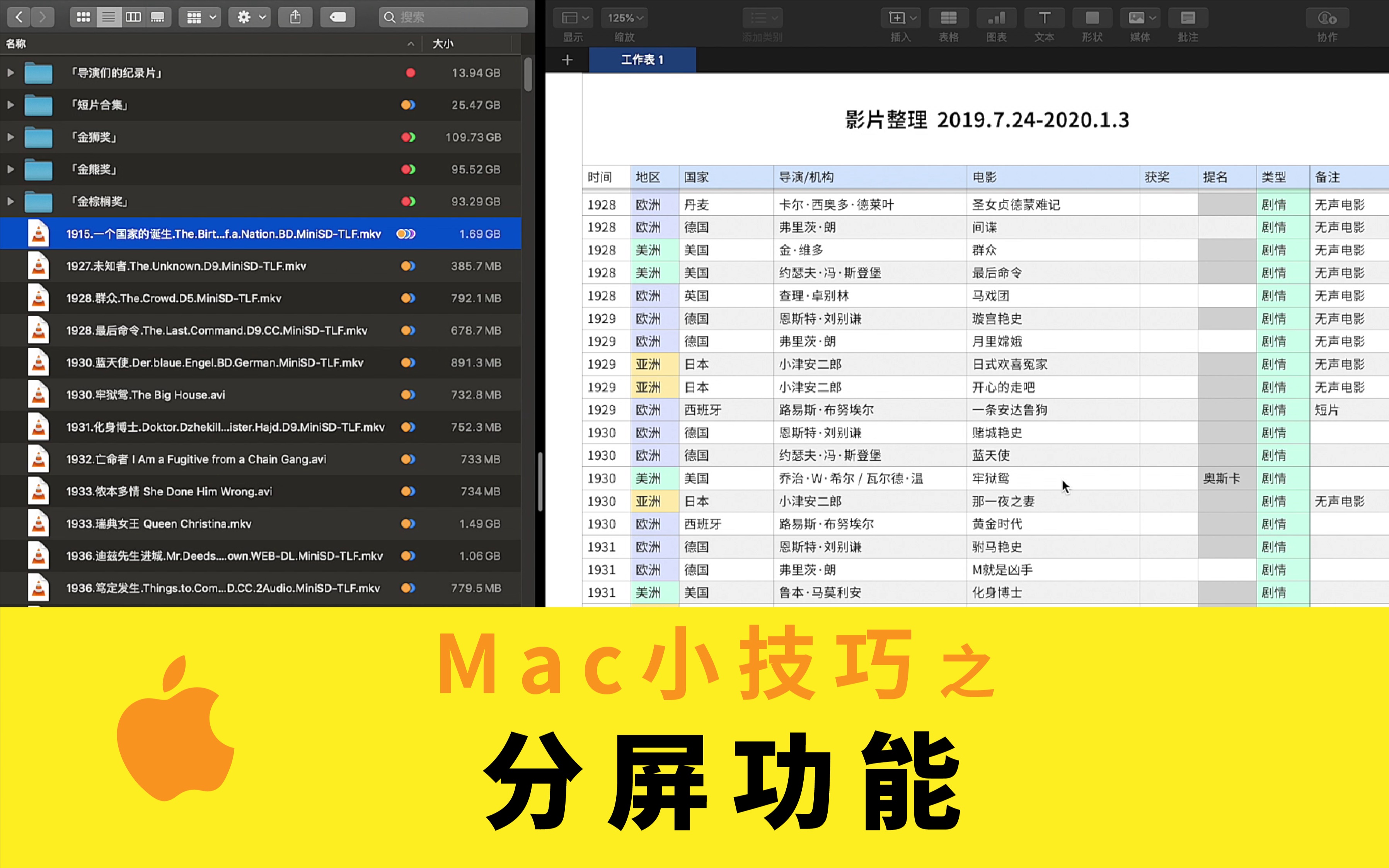 「Mac小技巧」分屏功能哔哩哔哩bilibili