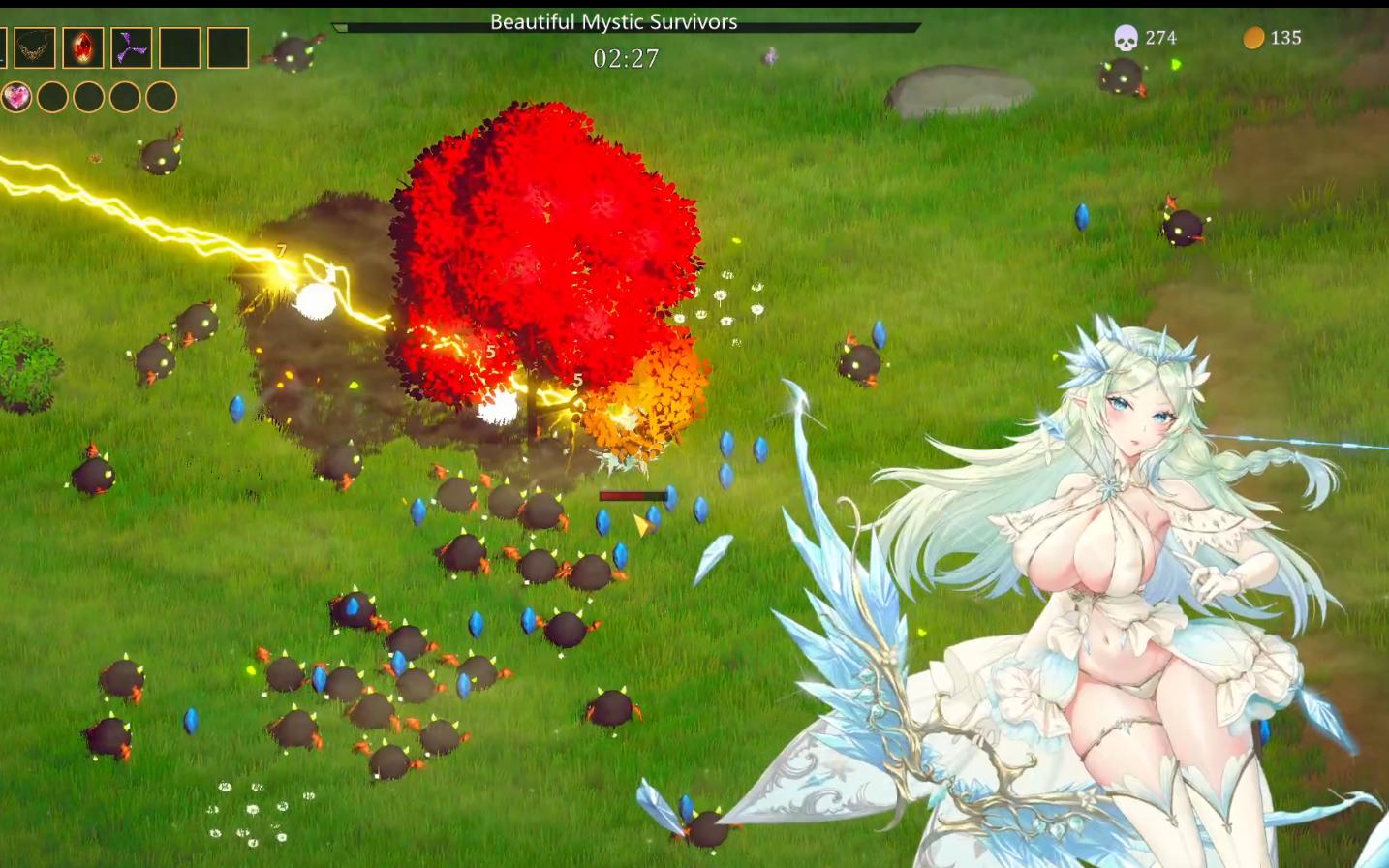 美少女幸存者roguelite弹幕俏女神成人版的吸血鬼幸存