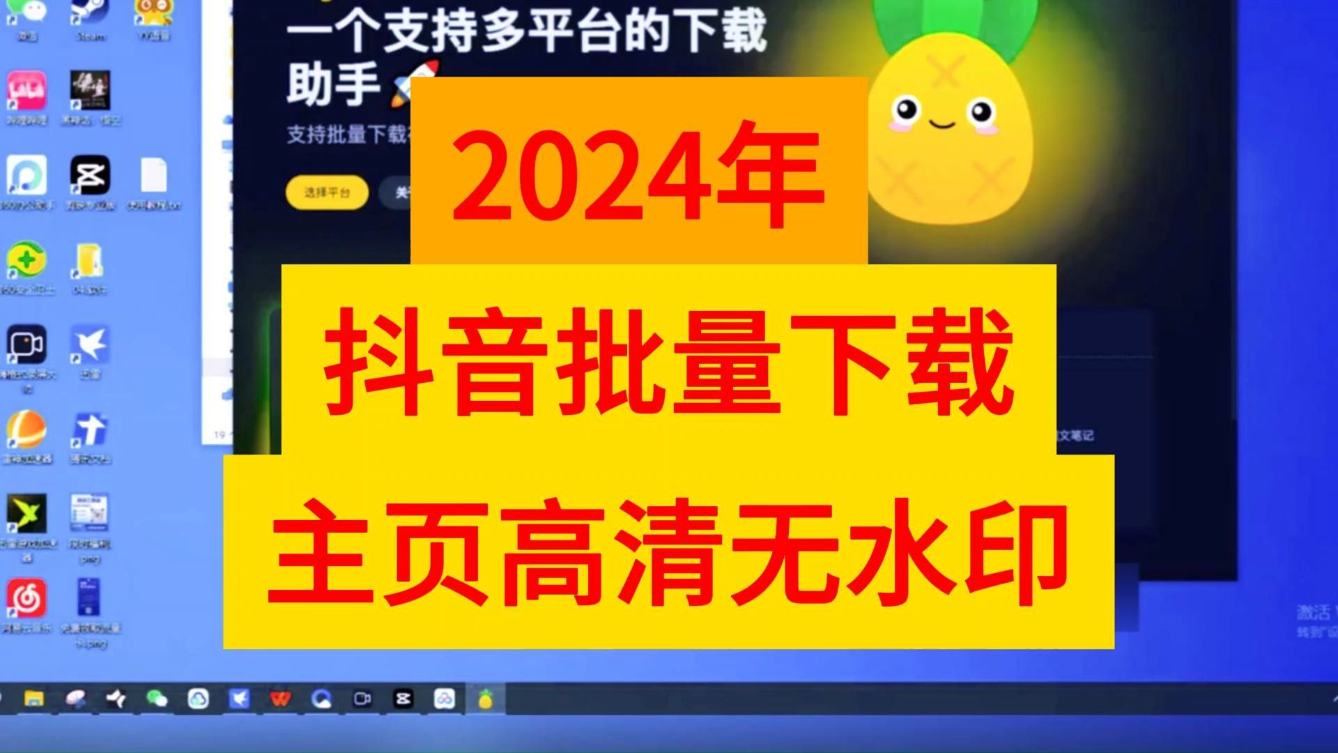 2024年批量下载抖音视频软件 批量下载主页无水印视频 批量下载主页视频 批量下载软件分享教程哔哩哔哩bilibili