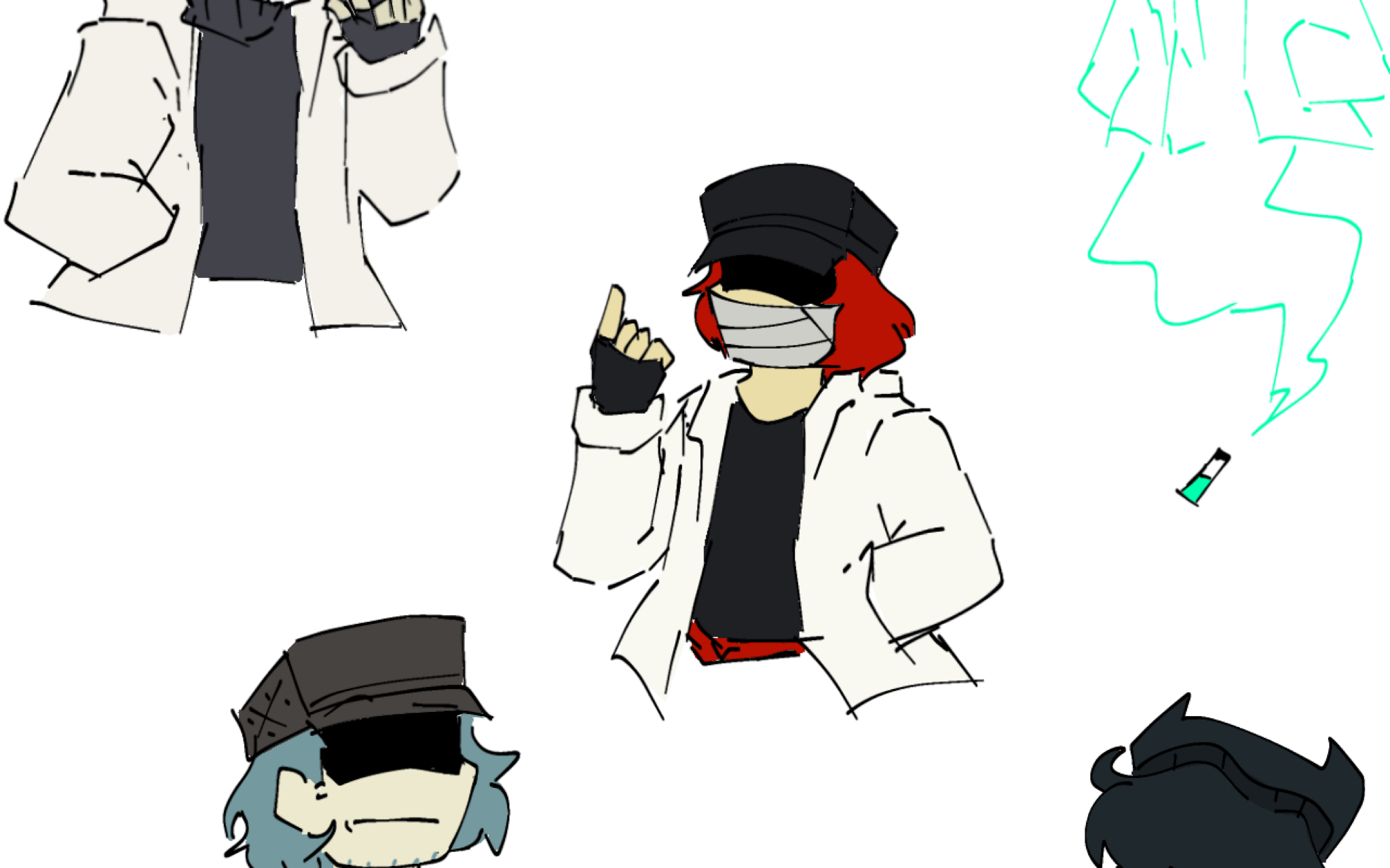 很劣质的完善烂尾画过程【fnf/garcello(含不同模组及私设)/annie】